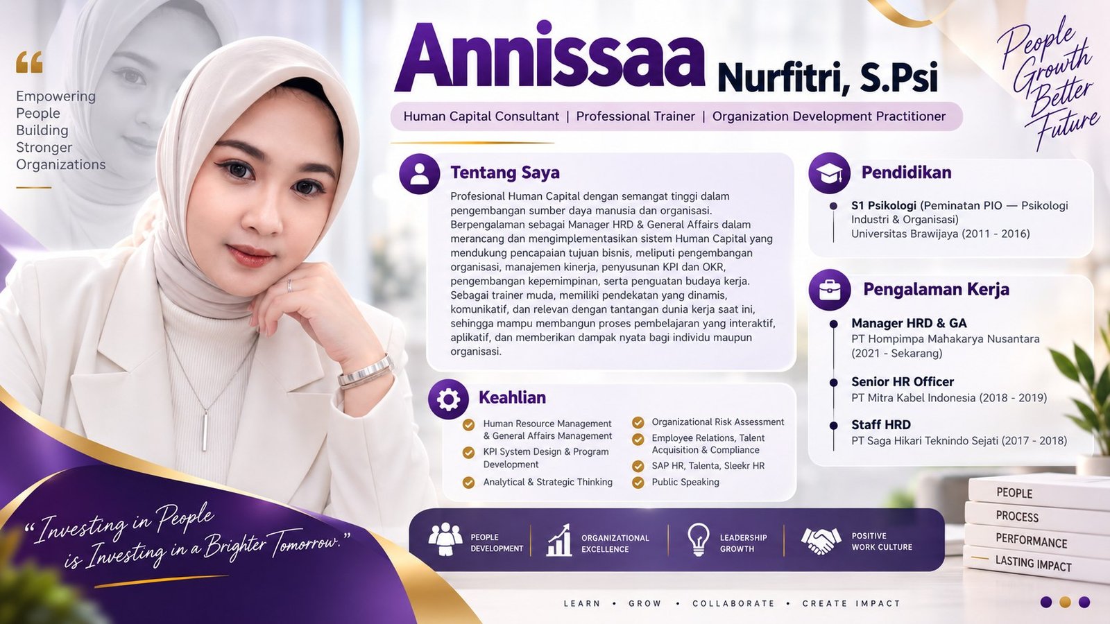 CV Annissaa Nurfitri, S.Psi