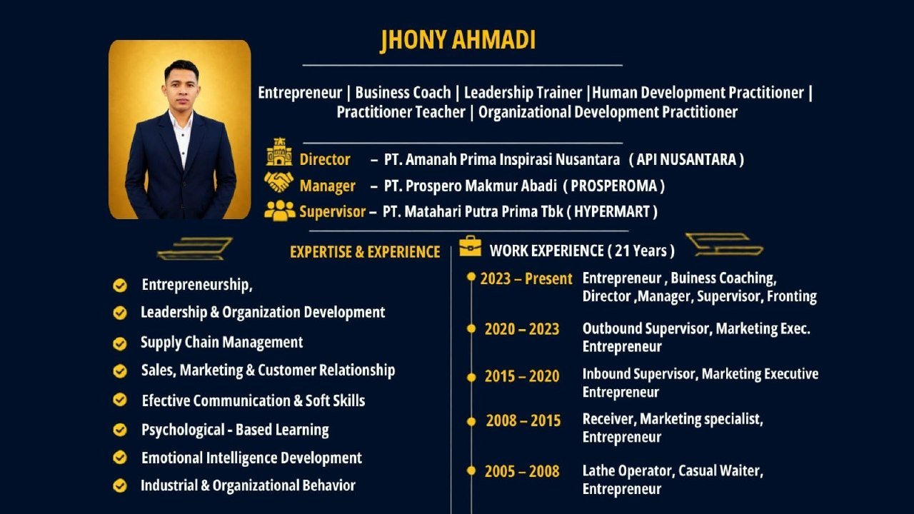 CV Jhony Ahmadi